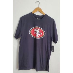 NWT 49ers logo black t-shirt